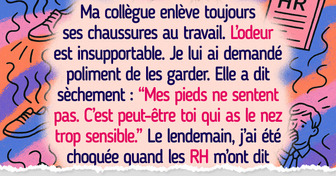Je me suis plainte que ma collègue refusait de porter des chaussures au travail et je l’ai payé cher