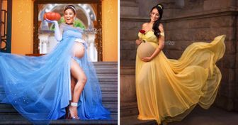 Ces photographes ne voulaient pas prendre des photos classiques de femmes enceintes et les ont transformées en princesses de Disney