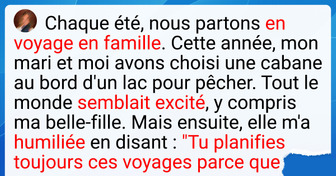 J’ai décidé d’exclure ma belle-fille de nos vacances en famille