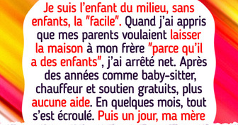 Mes parents ont toujours choisi mon frère plutôt que moi, jusqu’au jour où ils ont eu besoin de mon aide
