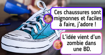 20+ Personnes qui ont fait preuve d’une grande créativité pour embellir leurs chaussures