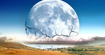 Que se Passerait-il Si la Lune Frappait la Terre ?