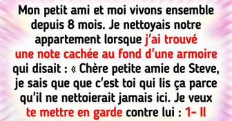 Je suis tombée sur une lettre secrète révélant des détails alarmants sur mon petit ami