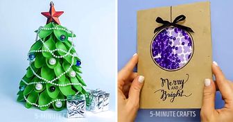 15 Décorations et cadeaux de Noël que tu peux fabriquer avec du carton, du papier et des choses de ta maison