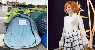 Les fans de Mylène Farmer montent leurs tentes devant le Stade de France en attendant le grand jour