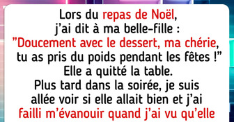 J’ai commenté la prise de poids de ma belle-fille pendant les fêtes, elle est furieuse