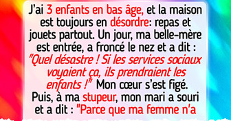Ma belle-mère m’a traitée de mauvaise mère à cause du désordre, et la réaction de mon mari a été le vrai choc