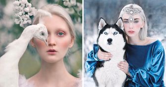 Une photographe crée des photos époustouflantes pour souligner le lien étroit entre les humains et les animaux