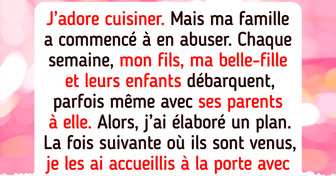 J’en ai marre que les membres de ma famille traite ma maison comme leur restaurant préféré