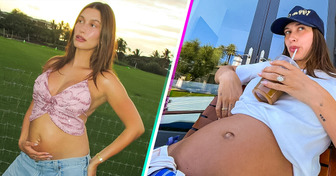 Hailey Bieber a partagé des photos de son ventre rond, mais les internautes ont remarqué un détail