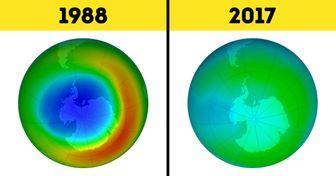 Le trou dans la couche d’ozone au-dessus de l’Antarctique se referme lentement mais sûrement