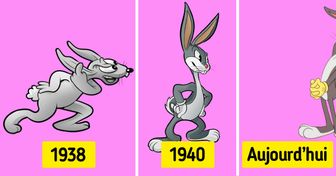 Découvre l’évolution de certains personnages de dessins animés au fil des années