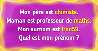 6 Énigmes pleines de surprises