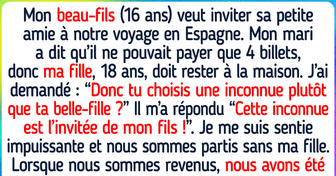 Mon mari a payé le voyage de la copine de son fils au lieu de celui de ma fille