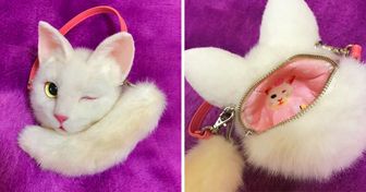 Une artiste japonaise crée des sacs en forme de chatons tellement réalistes qu’ils semblent être vivants