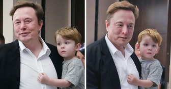 Elon Musk joue avec son adorable fils, X Æ A-12, qui a fait une rare apparition