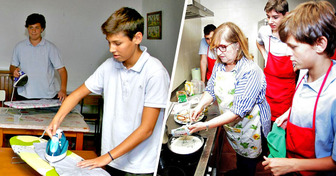 Cette école apprend aux garçons à laver, repasser et cuisiner et voici ce qu’en pensent les élèves