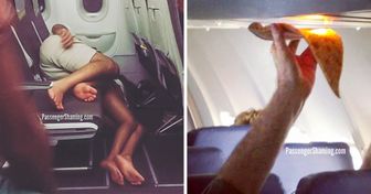 21 Photos publiées par une ancienne hôtesse de l’air qui a décidé de montrer les passagers les plus extravagants que tu peux rencontrer à bord d’un avion