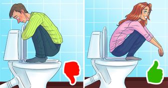 Quelle position choisir pour s’asseoir sur les toilettes ?