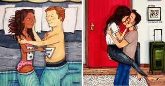 Une artiste dessine des illustrations sincères sur sa relation et nous aimerions tous vivre un tel amour