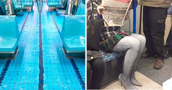 20+ Photos absurdes qui prouvent qu’il se passe des choses vraiment folles dans le métro