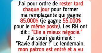 Je refuse de former ma remplaçante qui gagne 30 000$ de plus que moi