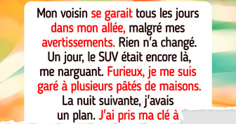 Mon voisin considérait mon allée comme sa place de parking attitrée, alors je lui ai donné une leçon