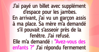 J’ai fait éclater un scandale dans l’avion car j’ai refusé de céder ma place à un enfant de 12 ans