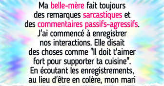 Ma belle-mère m’a secrètement insultée pendant des années, alors je l’ai enregistrée, et la réaction de mon mari a été inestimable