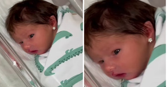 Une jeune mère perce les oreilles de sa fille d’un jour, internet s’indigne