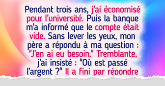 J’ai économisé pendant des années pour l’université, puis mon père a tout pris, et sa raison m’a laissée sans voix