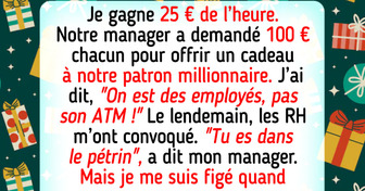 J’ai refusé de payer 100 € pour le cadeau de Noël de mon patron millionnaire, je ne suis pas son ATM