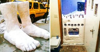 La neige peut s’avérer une source d’inspiration pour l’humour, et ces 20 photos le prouvent !