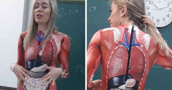 Cette enseignante trouve une méthode originale pour faire comprendre l’anatomie à ses élèves