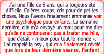 Ma fille a fait peur à sa thérapeute, qui nous a révélé une terrible vérité