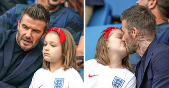 David Beckham fait polémique et explique pourquoi il embrasse sa fille de 11 ans sur la bouche
