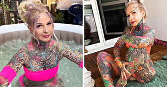 Une grand-mère a dépensé toutes ses économies pour se faire tatouer le corps, même si les critiques disent qu’elle est trop vieille