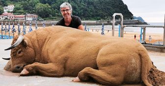 Cet Artiste espagnol crée des sculptures sur sable qui sont stupéfiantes de réalisme