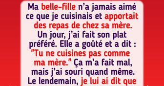 Je refuse de regarder ma belle-fille apporter la nourriture de sa mère à ma table