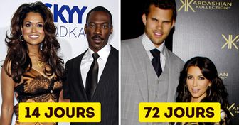 14 Célébrités qui ont eu les mariages les plus courts de l’histoire d’Hollywood