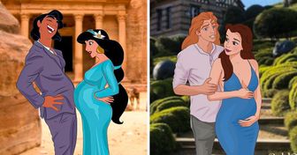 Une artiste imagine à quoi ressembleraient les couples Disney s’ils attendaient un enfant, et c’est trop touchant