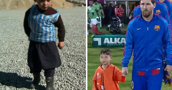 Il s’était fabriqué un maillot de Messi avec un sac plastique... puis son rêve est devenu réalité