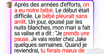 Mon mari a emménagé chez son ami parce que notre nouveau-né était “trop bruyant”, et je lui ai donné une leçon