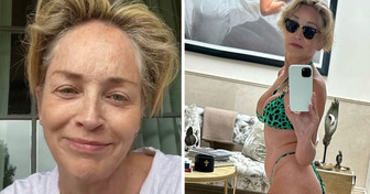 Sharon Stone prouve que l’on peut encore porter un bikini à 65 ans, et certains ont remarqué un petit détail
