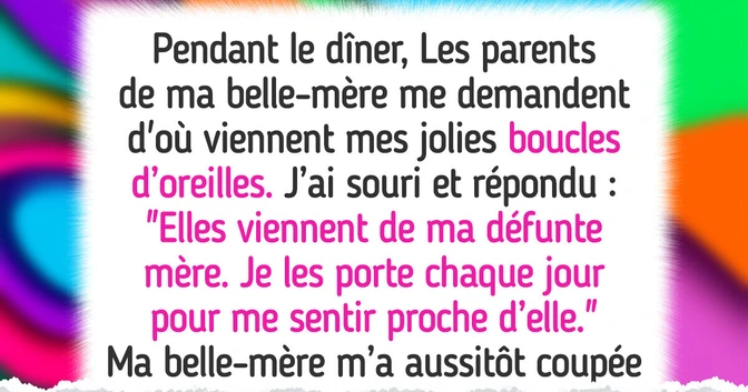Ma belle-mère a rabaissé ma mère décédée, alors je l’ai humiliée en public