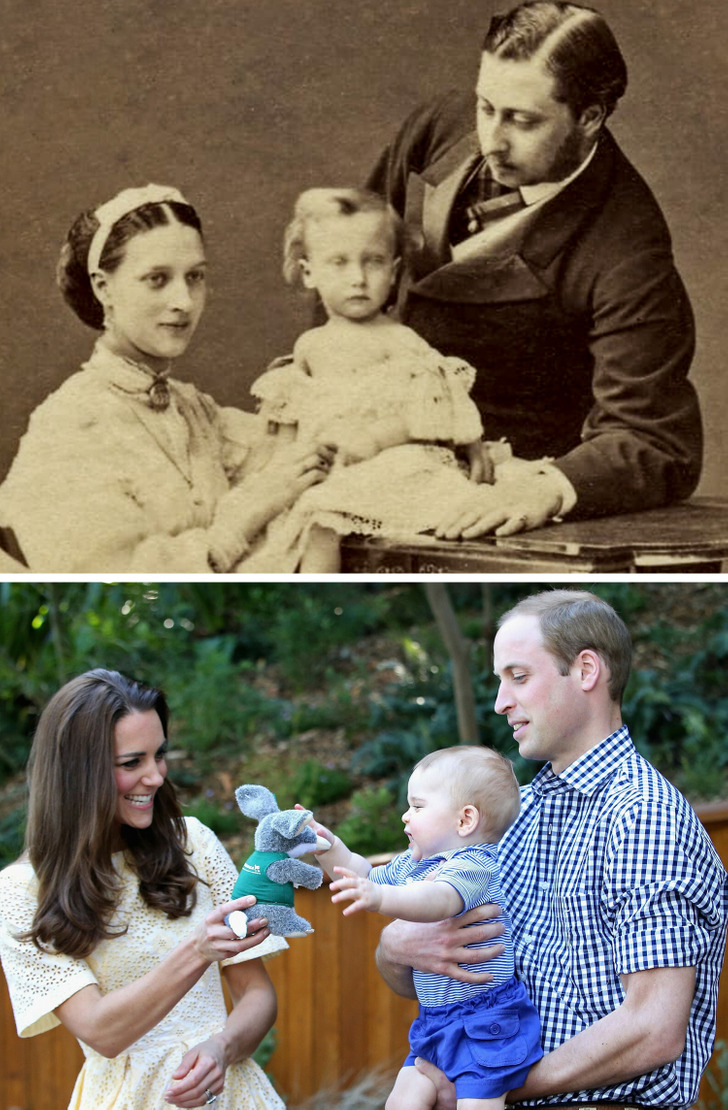 15 Photos qui montrent à quel point les nouvelles générations de familles royales ressemblent à leurs ancêtres