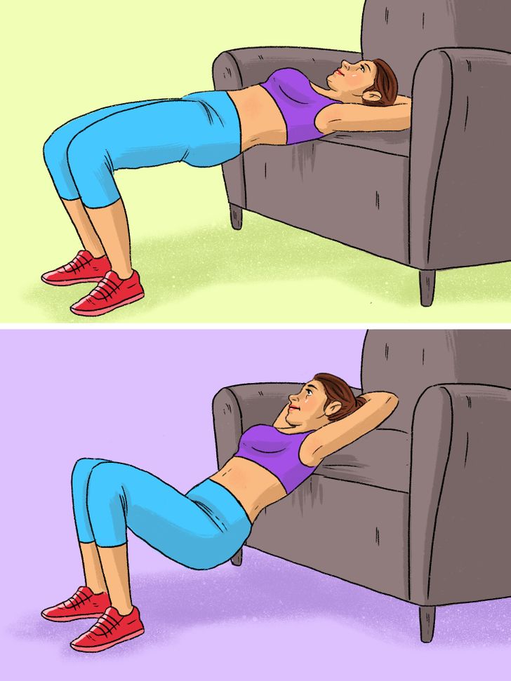 9 Exercices pour modeler les jambes et les fesses, qui peuvent être faits à la maison (même depuis ton canapé)