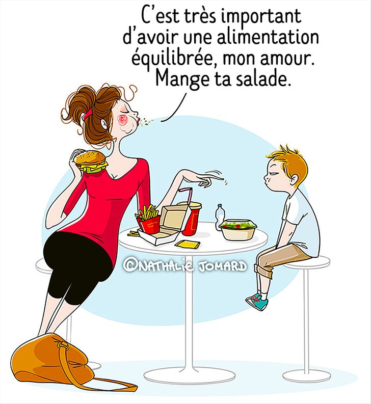 La Dessinatrice Nathalie Jomard Evoque La Maternite Avec Un Humour Decapant Et Irresistible Dont On Ne