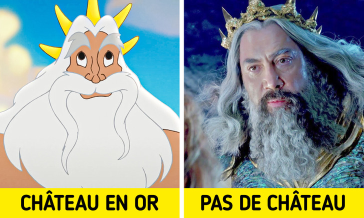 La Petite Sirène : 5 grandes différences entre le remake et le film  d'animation Disney